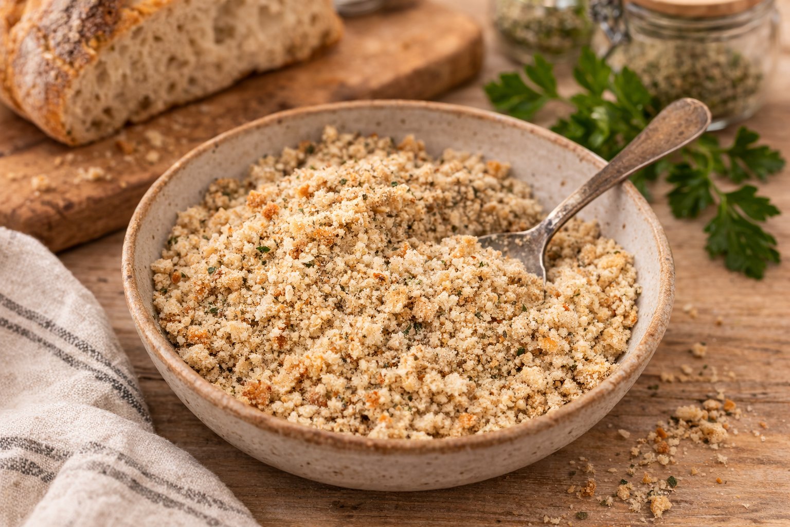 Homemade Sourdough Bread Crumbs