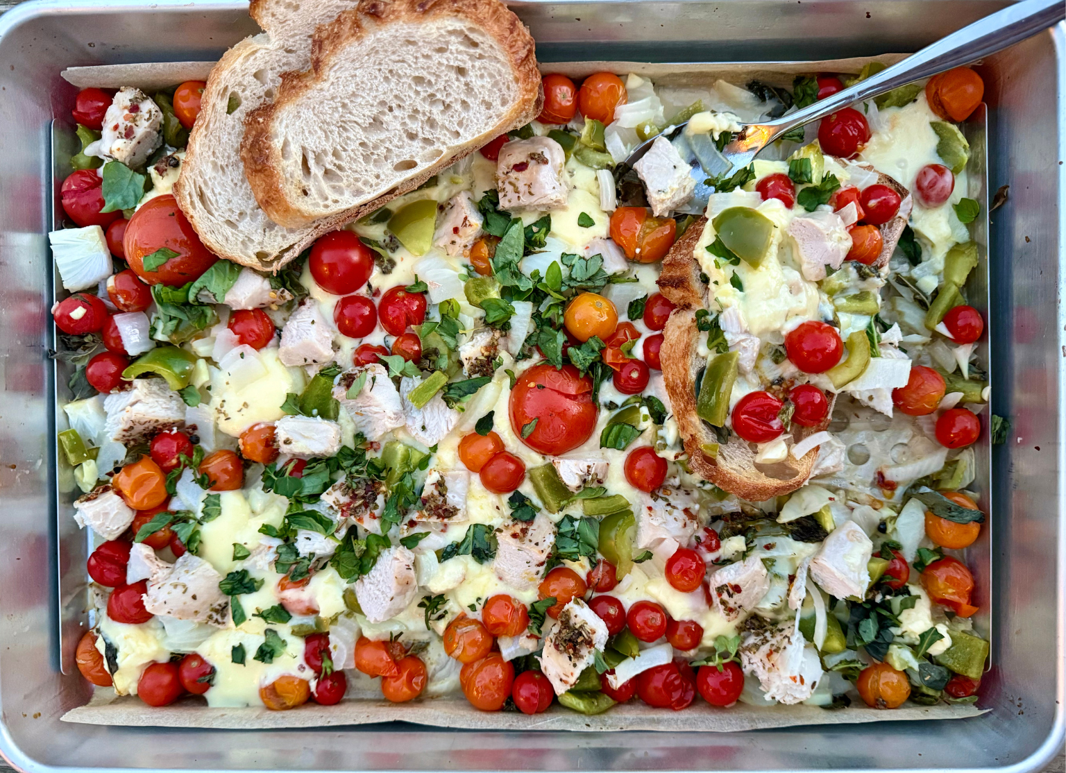 Italian Cheesy Chicken Breast Bake