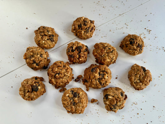 Sourdough Oatmeal Raisin Cookies