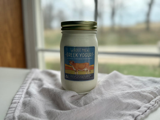 Raw Whole Milk Greek Yogurt