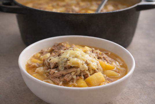 Cozy Pork Shank & Apple Soup