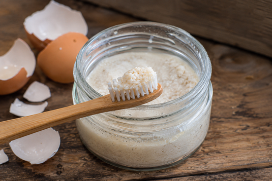 Eggshell toothpaste