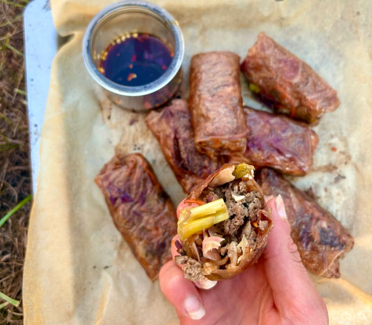 Crispy Air-Fried Spring Rolls 🥢