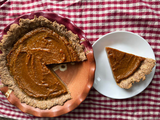 Ancient Grain Pumpkin Pie