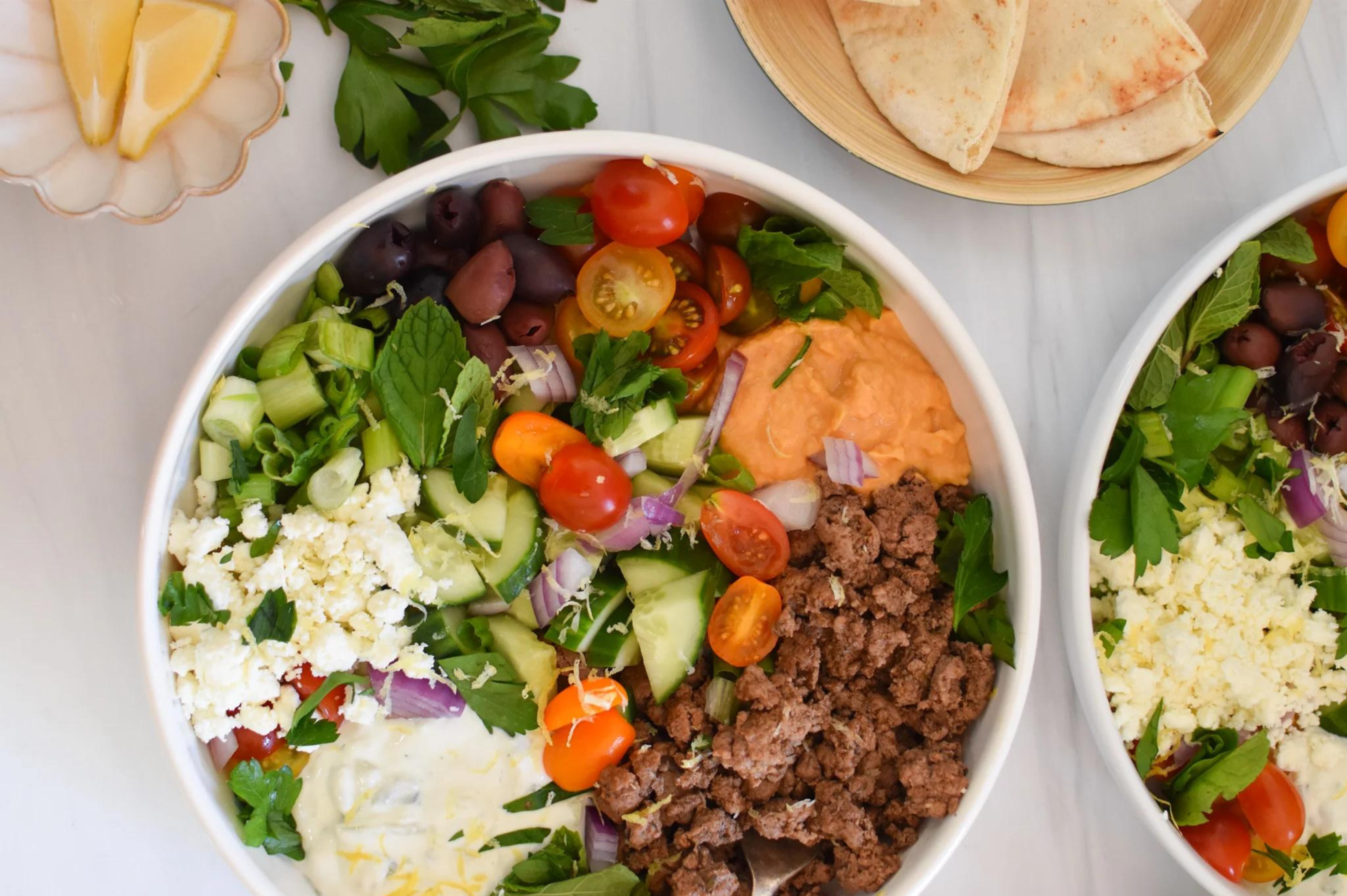 Mediterranean Lamb Bowls