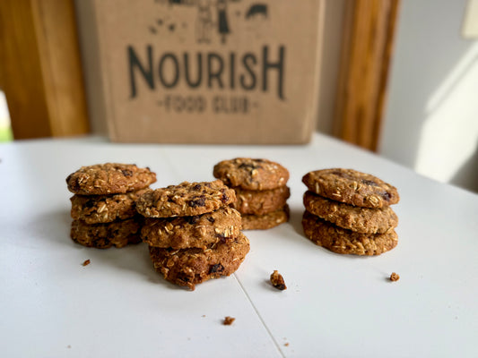 Sourdough Oatmeal Raisin Cookies