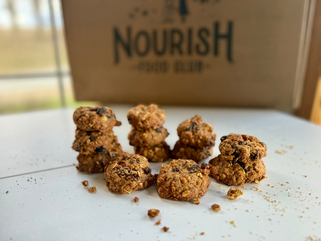 Sourdough Oatmeal Raisin Cookies