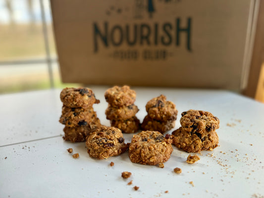 Sourdough Oatmeal Raisin Cookies