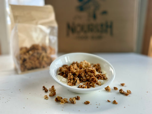 Honey Oat Sourdough Granola