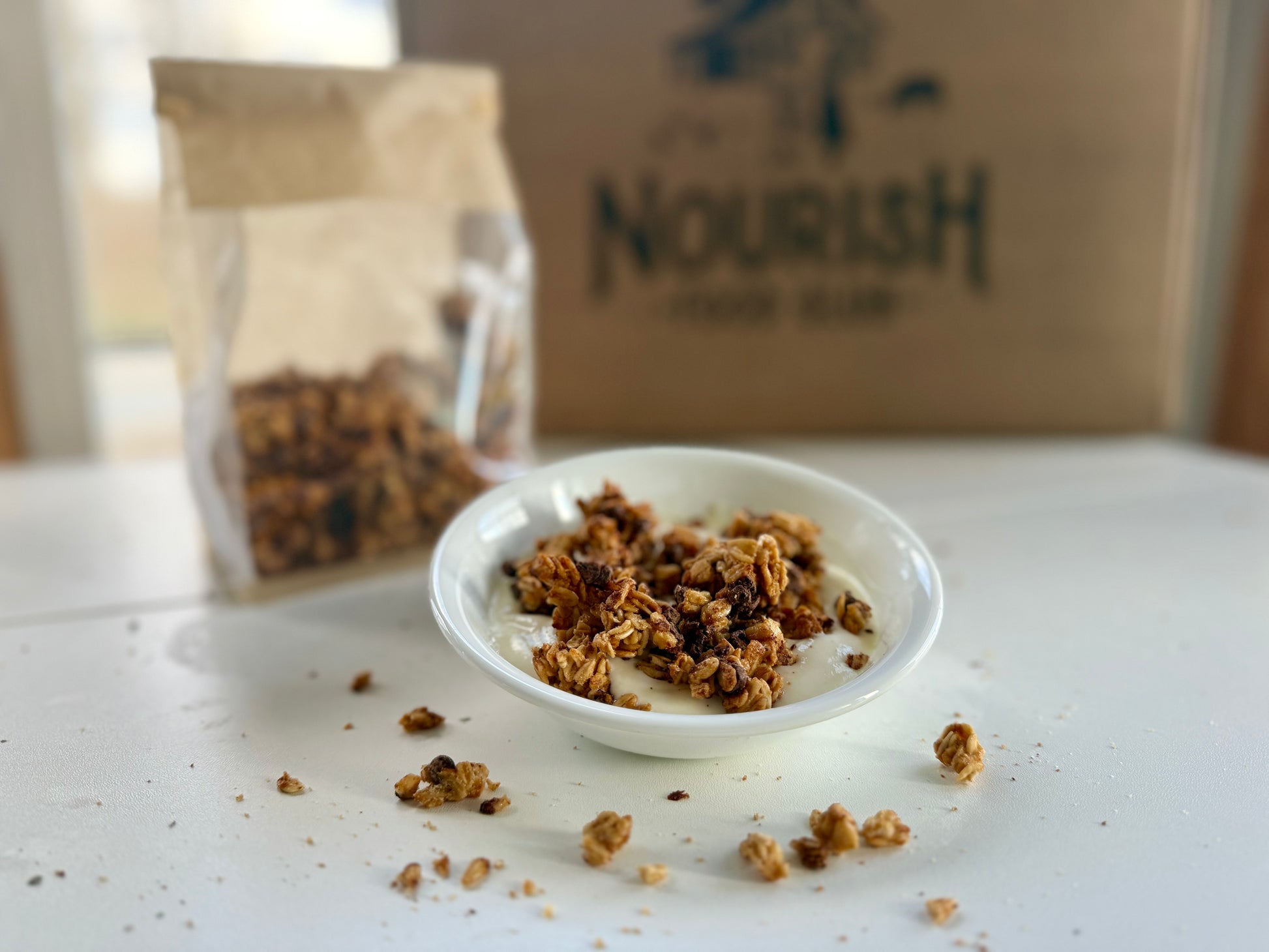 Chocolate Chip Sourdough Granola
