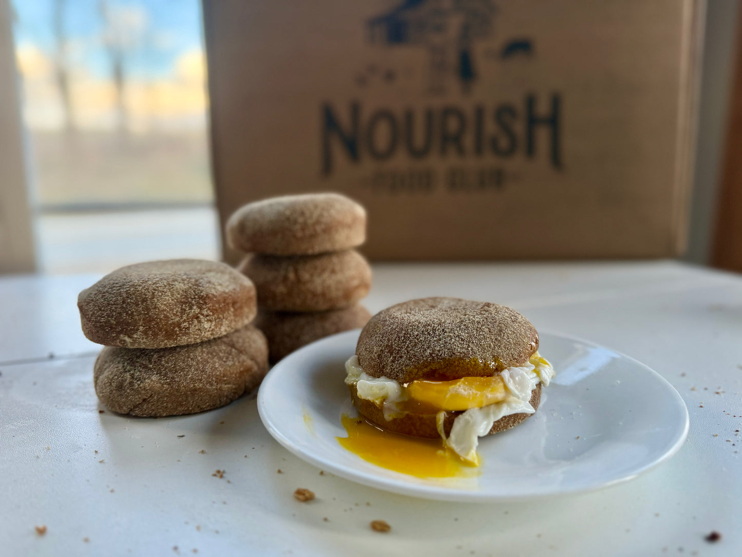 Sourdough English Muffins