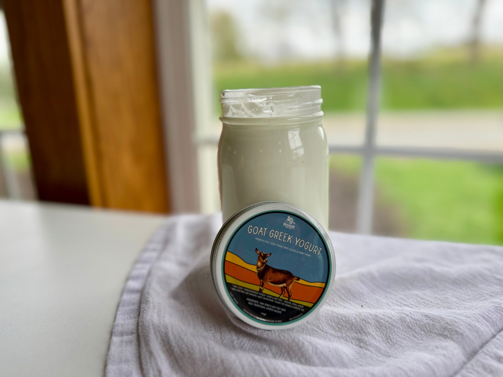 Raw Goat Greek Yogurt