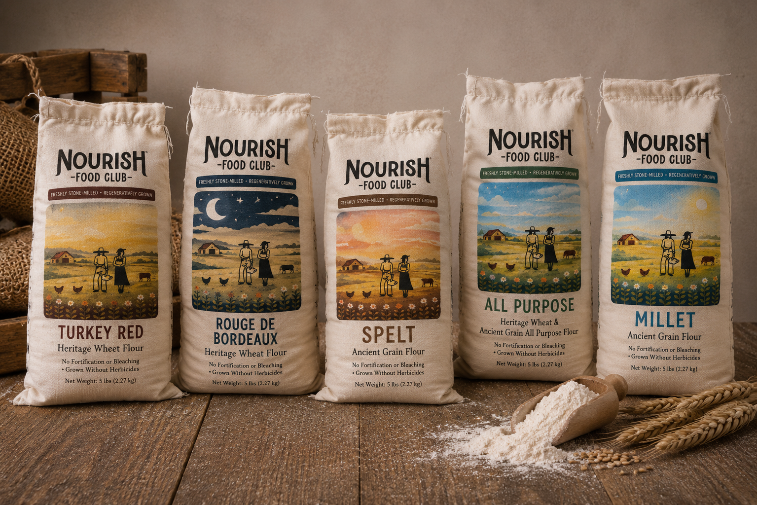 Build Your Own Flour Box – Nourish Food Club